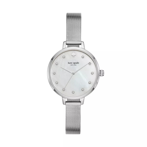 Kate Spade New York KSW1490 Metro Classic Watch Silver Montre habillée