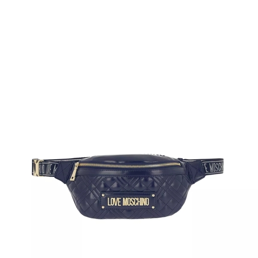Love Moschino Belt Bag Quilted Nappa   Navy Belt Bag