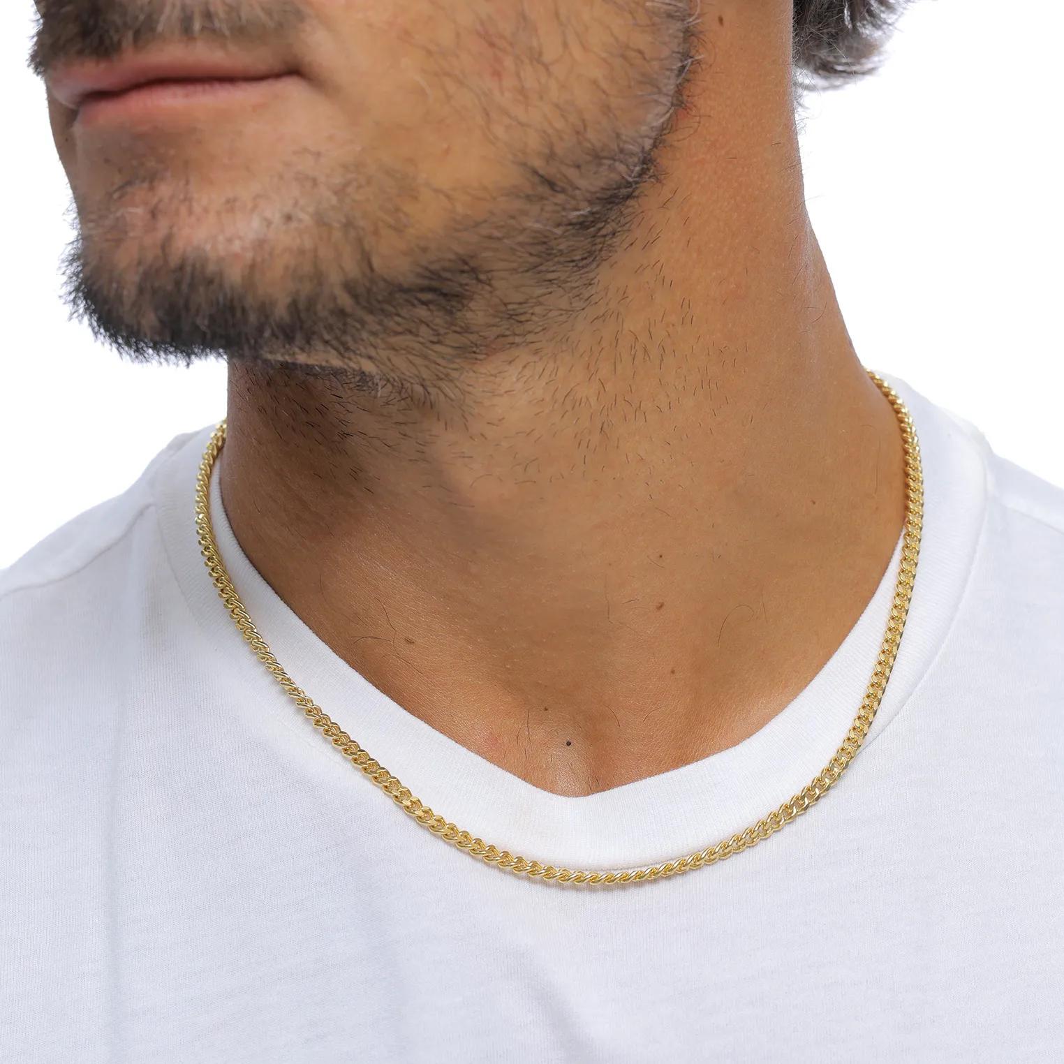 Thumbnail - Kuzzoi Halsketten - Halskette Basic Männer Panzerkette Massiv Robust 9 - Gr. unisize - in Gold - für Damen