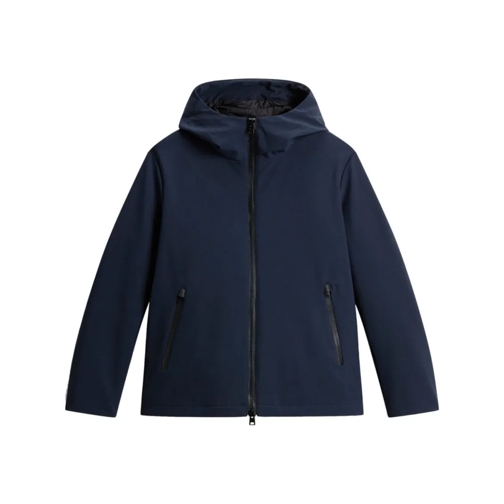 Woolrich Daunenjacken Navy Blue Quilted Down-Feather Jacket Blue