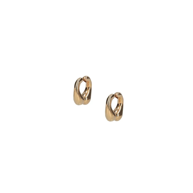 Panconesi Boucles d'oreilles à tige "P Helix" Earrings In Gold-Plated Silver, Sculptur Gold
