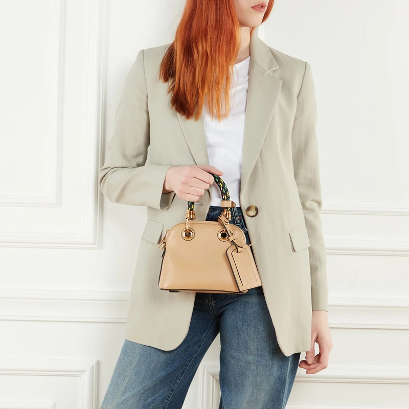 Moschino Crossbody Bag Braided Cord Beige(Image 3)