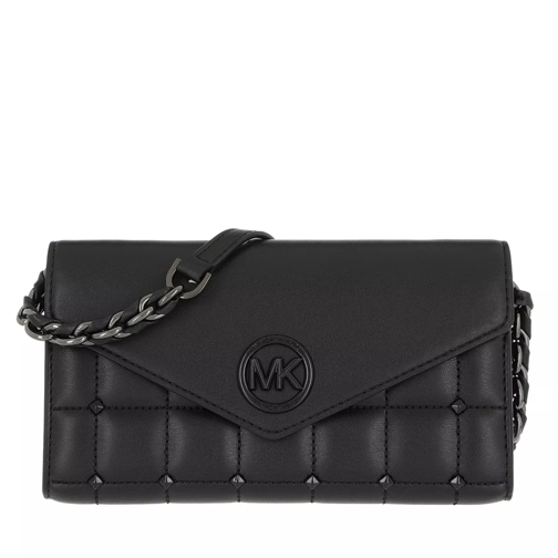 MICHAEL Michael Kors Large Wllt On Chain  Black Wallet On A Chain