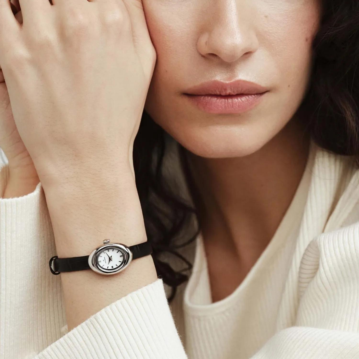 Thumbnail - Mockberg Uhr - Belle Oval Petite Uhr - Gr. unisize - in Silber - für Damen