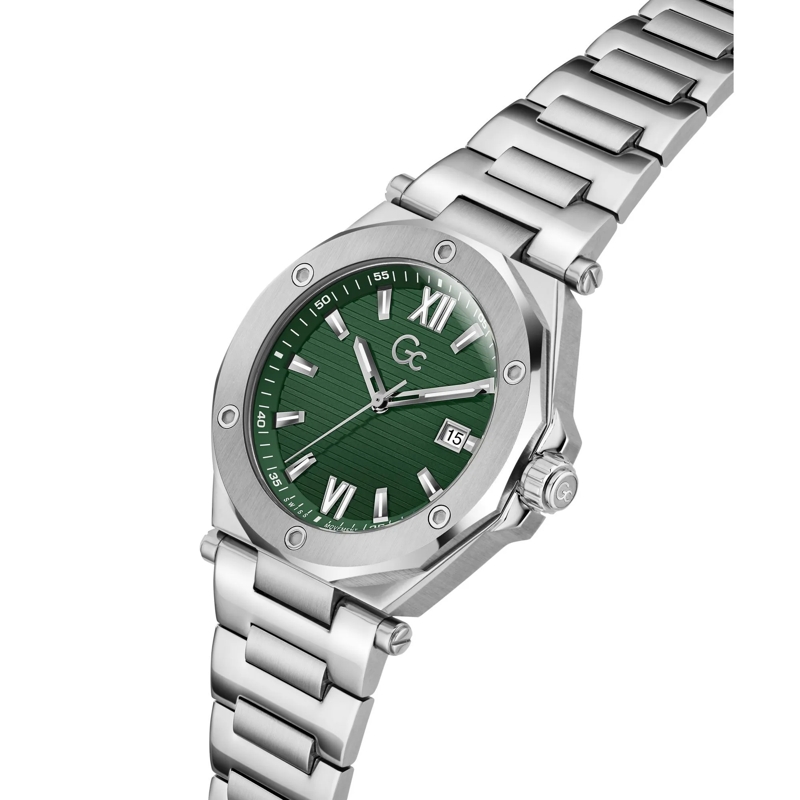 GC Quarzuhr Quarz-Analoguhr Gc Legacy Sleek silber(Image 4)