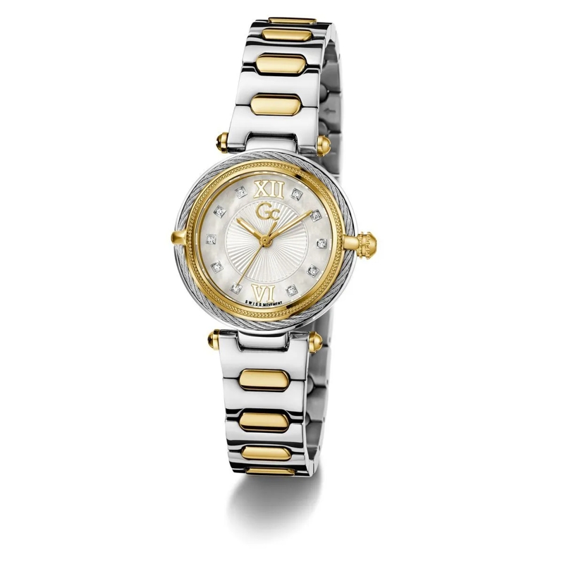 GC Quarzuhr Quarz-Analoguhr Gc Vogue Cable Mini silber(Image 3)