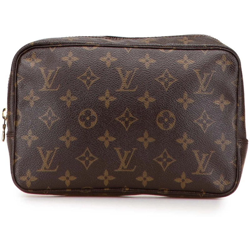 Louis Vuitton Pochette Monogram Trousse Toilette 23 braun