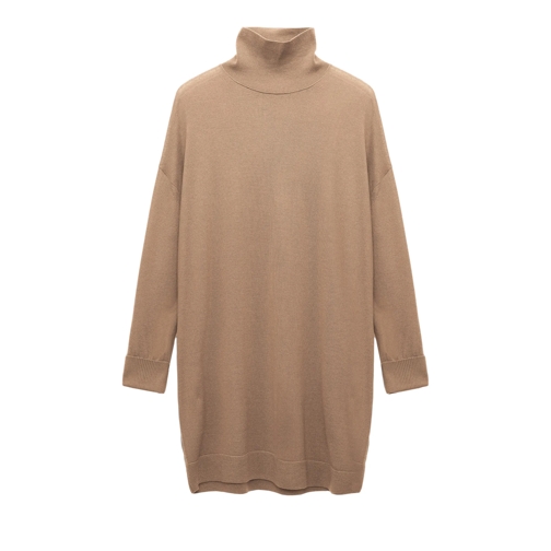 Dorothee Schumacher SHIMMERING MERINO PULLOVER 722 CAMEL Maglia a collo alto