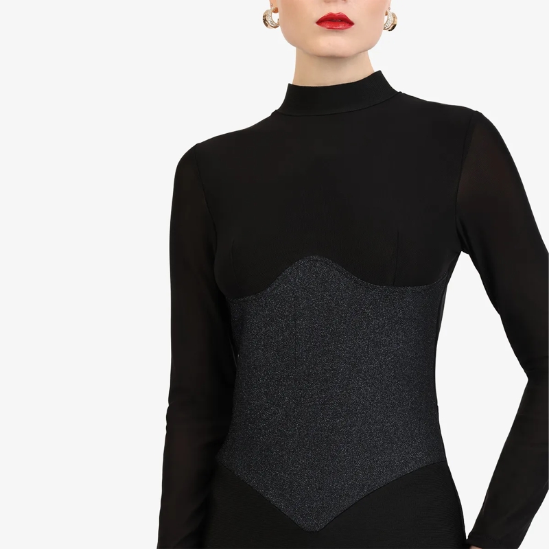 Kraimod Cocktailkleid Bandagekleid schwarz(Image 5)