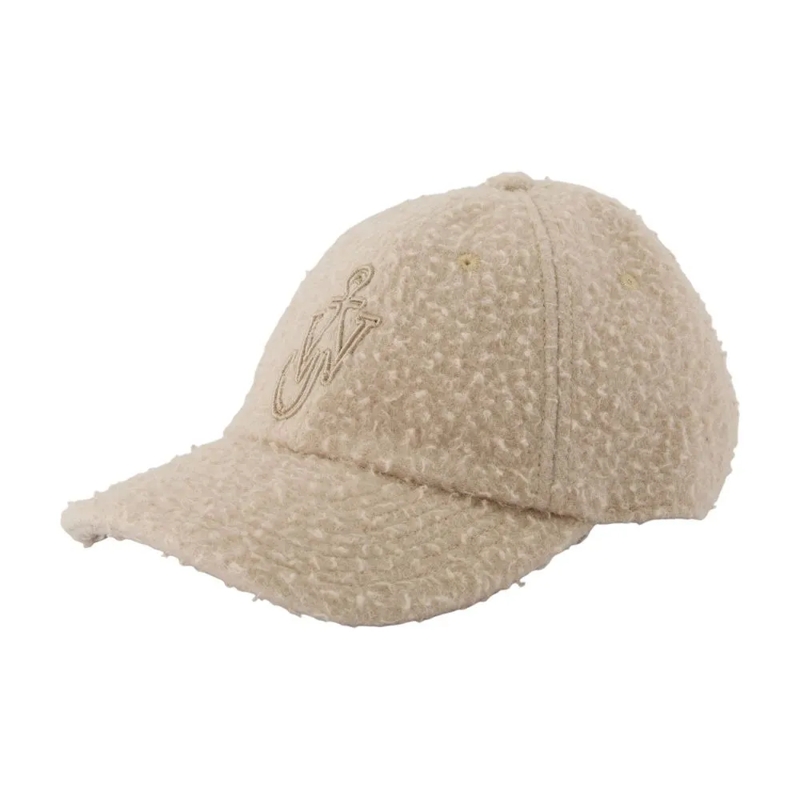 J.W.Anderson Hoed Baseball Cap - Wool - Beige Neutrals