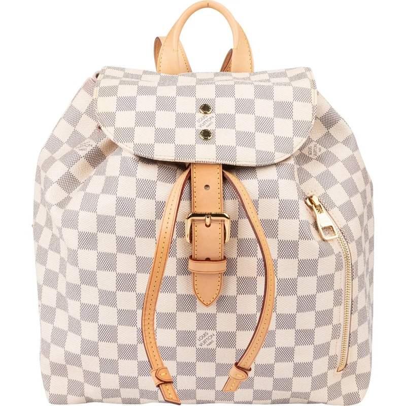 Louis Vuitton Tote Louis Vuitton Damier Azur Monogram Sperone Backpac weiß