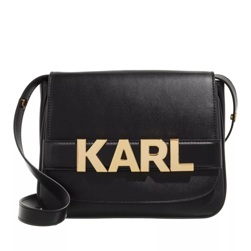 Karl Lagerfeld K/Letters Flap Crossbody Black Crossbodytas