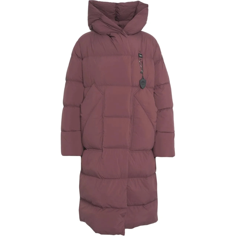 Blauer Minikleid Quilted coat rot