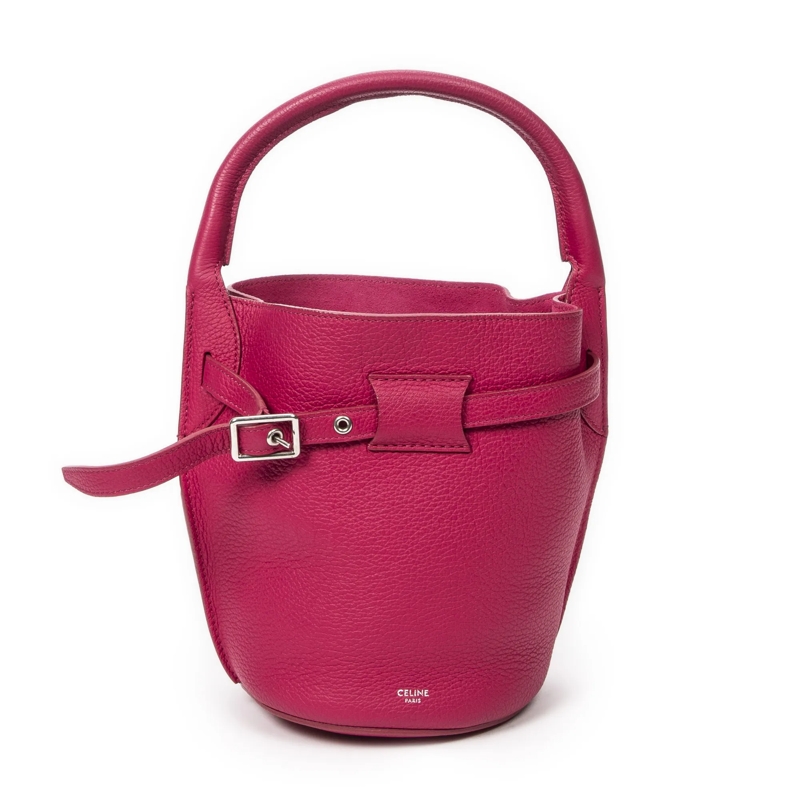 Celine Crossbody Bag Nano Big Bag Bucket fuschsia