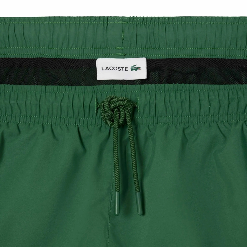 Lacoste  Lacoste LACOSTE Herren Badeshorts - Swimshorts, Ba grün(Image 4)