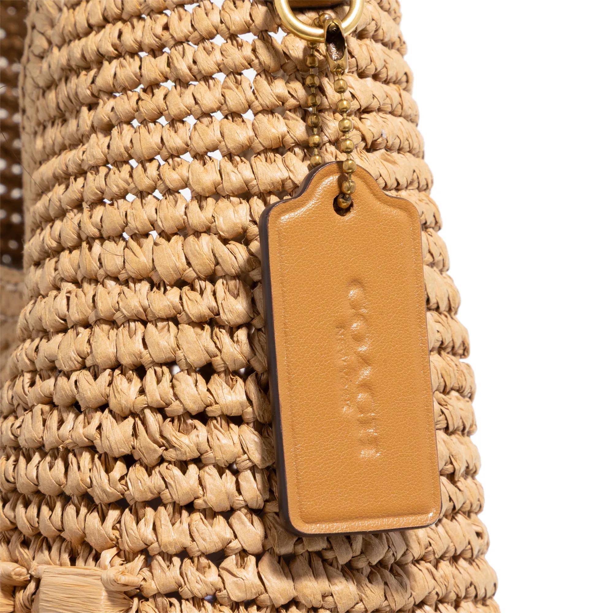 Coach Crossbody bags Straw Bk 28;Brass Nat in beige
