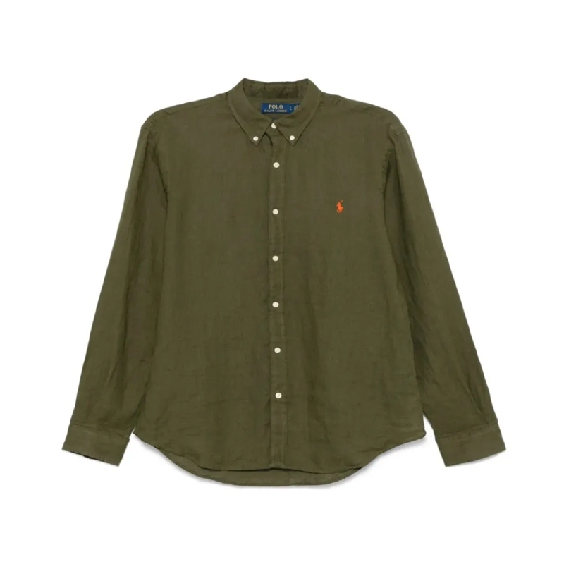 Polo Ralph Lauren Hemd Relaxed-Fit Long Sleeve Sport Shirt Green
