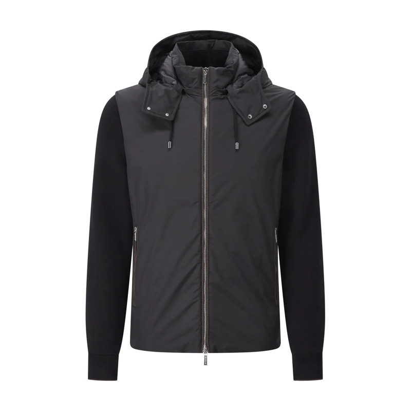 Moorer Veste de transition Structured Ivory Jacket With Classic Silhouette Neutrals(Image 2)