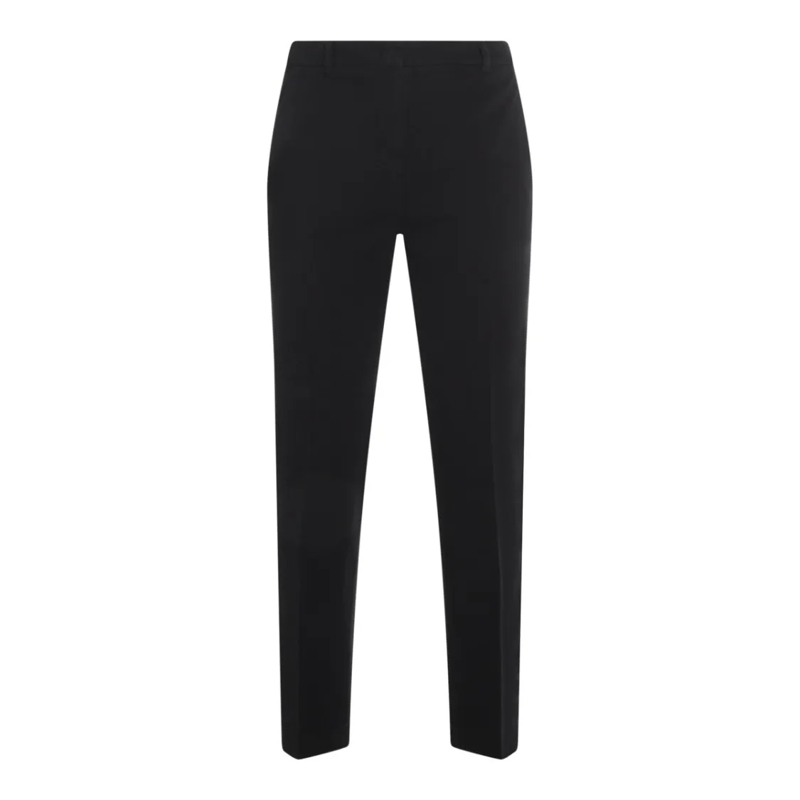 Incotex  Dark Blue Cotton Pants Black