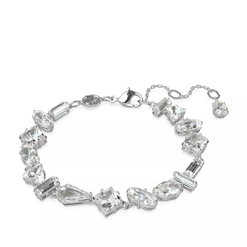 Swarovski Mesmera bracelet, Mixed cuts, Rhodium plated White Bracelet