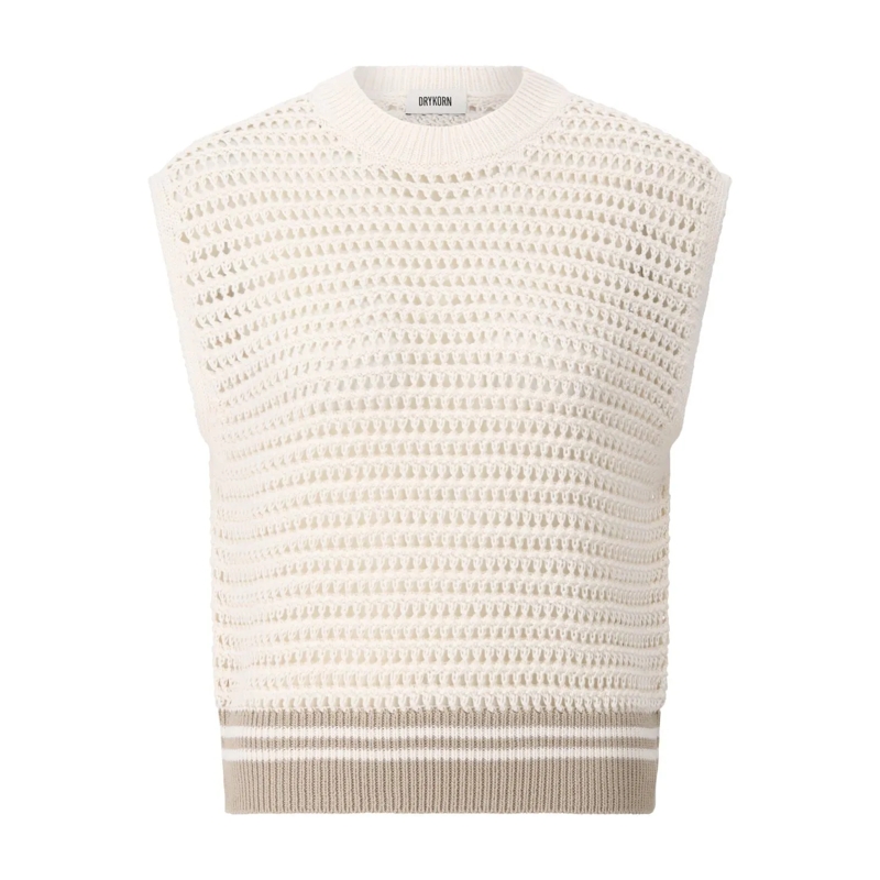 DRYKORN Cardigan Oversized Pullunder Ofely Creme