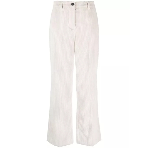 Lorena Antoniazzi White High Waist Pants White 