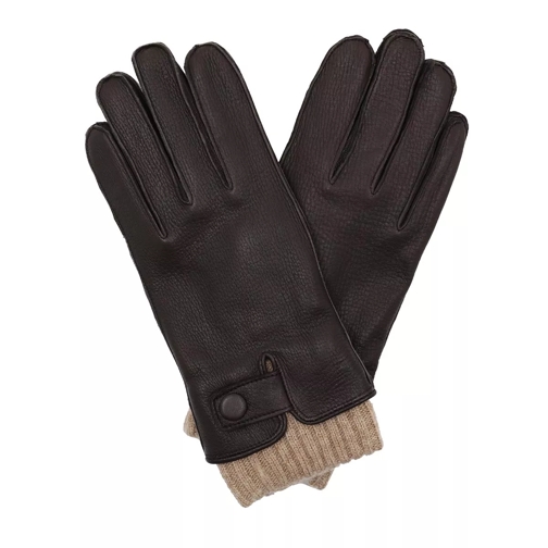 Roeckl Soft Button Gloves Coffee Glove