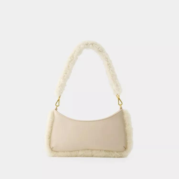 Jacquemus Crossbody bags The Bisou Doux Bag Leather Light Beige in beige