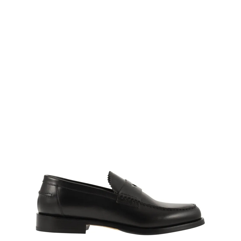 Doucal's Loafer Penny - Leather Loafer Black