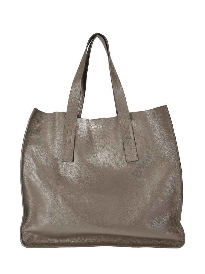 P.A.R.O.S.H. Tote - Leather Shopper Bag - Gr. unisize - in Braun - für Damen