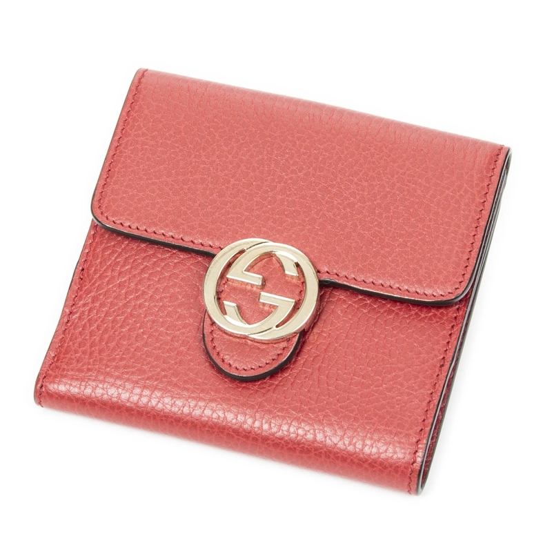 Gucci Crossbody Bag Interlocking G Compact Wallet rot