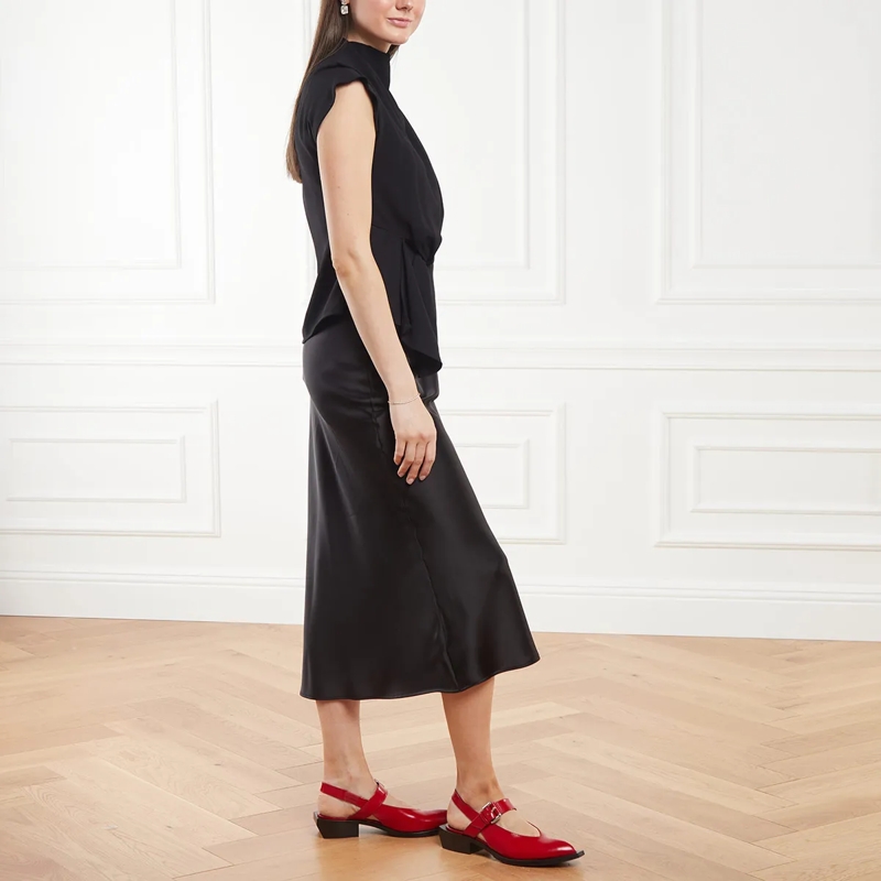 Moschino Mary Janes Big Buckles Rosso(Image 2)