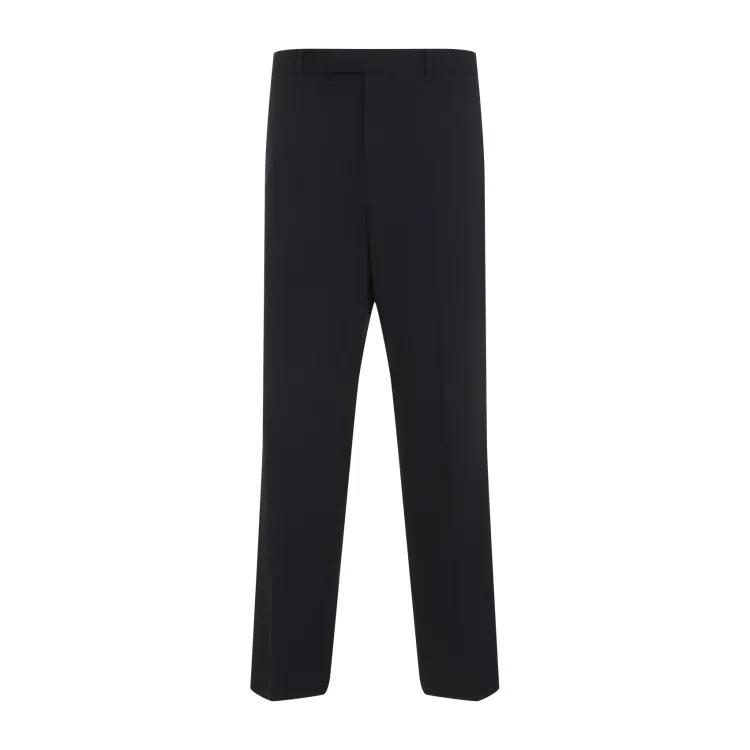 The Row - Dark Navy-Blue Wool Elijah Pants - Größe 32 - blau