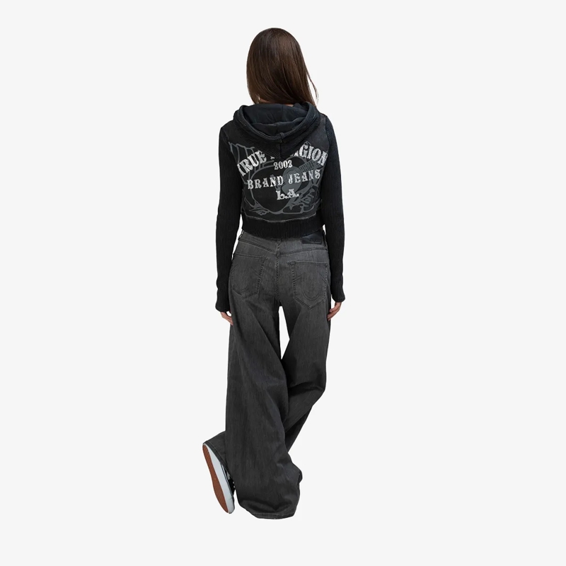 True Religion  Zip-Hoodie schwarz(Image 4)