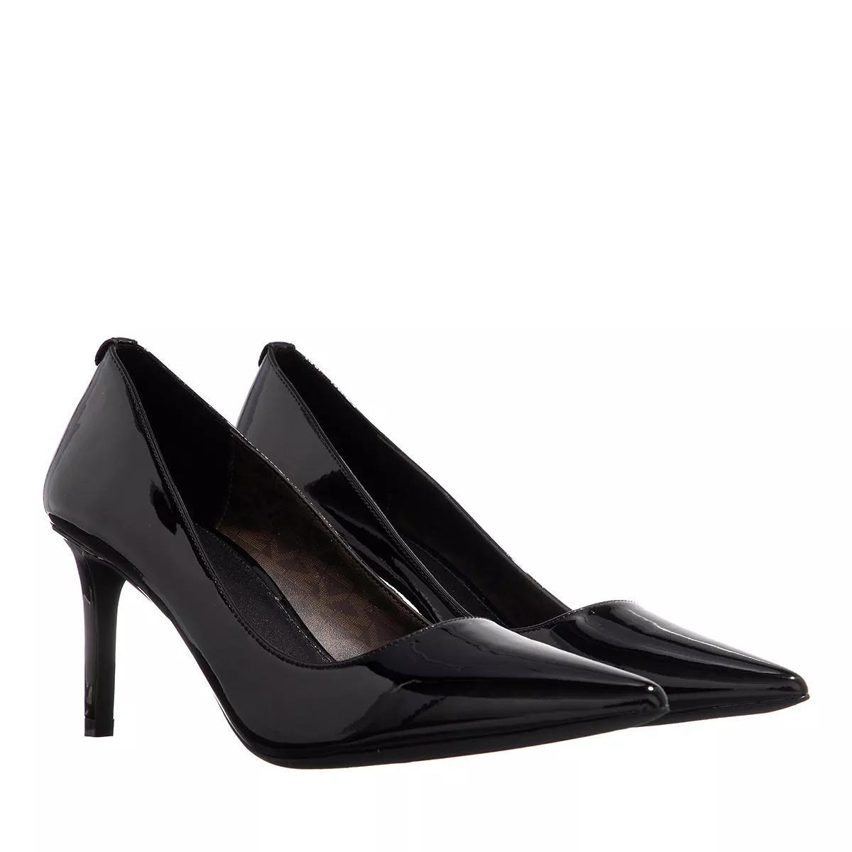 Michael kors patent hot sale leather pumps