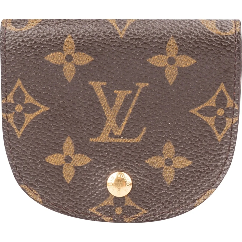 Louis Vuitton Geldbörse Louis Vuitton Canvas Monogram Coin Wallet braun