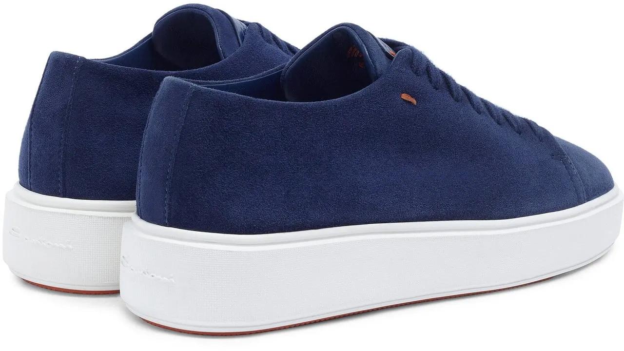 Thumbnail - Santoni Low-Top Sneaker - Women?s suede sneaker - Gr. UK_6 - in Weiß - für Damen