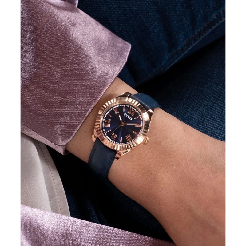 Guess Quarzuhr Quarz-Analoguhr Mini Luna blau(Image 6)