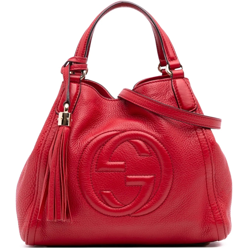 Gucci Sac à bandoulière Small Leather Soho Satchel rot