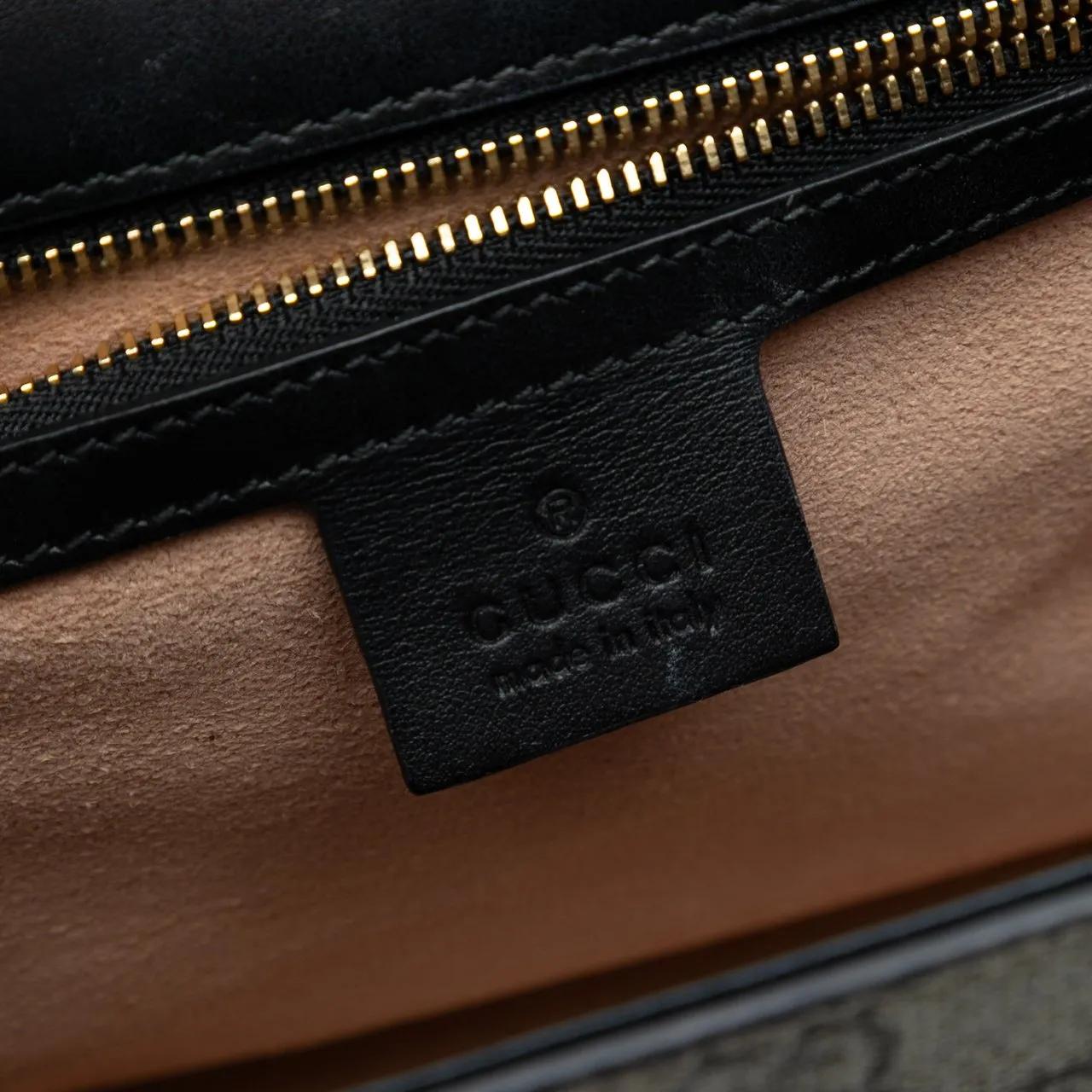 Thumbnail - Gucci Hobo Bags - Large GG Supreme Osiride Padlock Crossbody - Gr. unisize - in Braun - für Damen