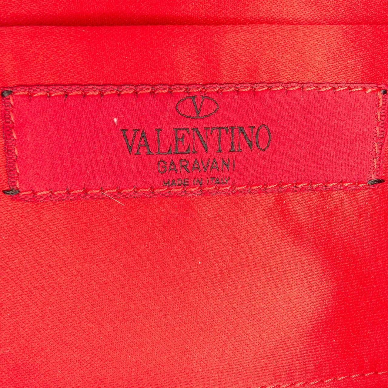 Thumbnail - Valentino Garavani Hobo Bags - Satin Pleated Chain Evening Clutch - Gr. unisize - in Rot - für Damen