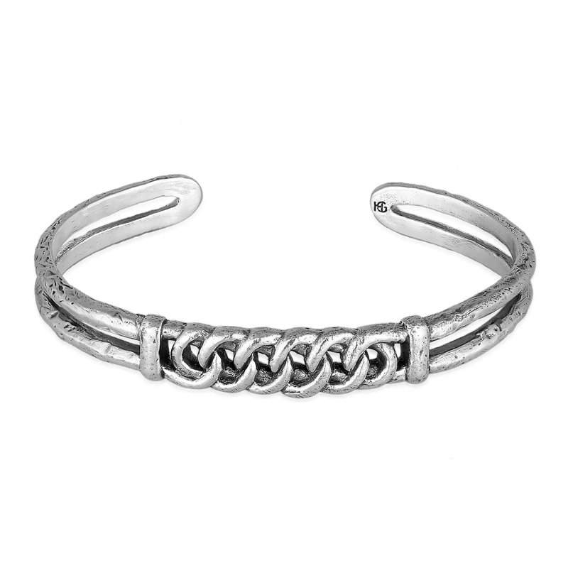 Haze & Glory Armband Armband Armreif - Chain Game 925 Silber silber