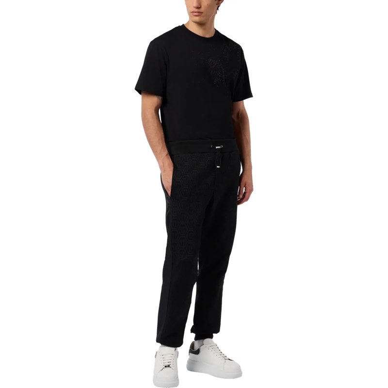 Philipp Plein Jogginghose Composed Jogger Pants Monogram Monogram schwarz(Image 4)