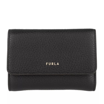 Furla Furla Babylon S Compact Wallet Trifold Nero | Tri-Fold Wallet