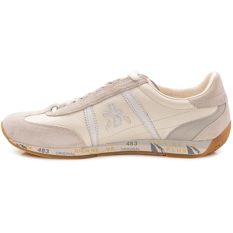 Premiata Sneaker basse Sneakers Jackyx con Lacci e Inserti weiß(Image 4)