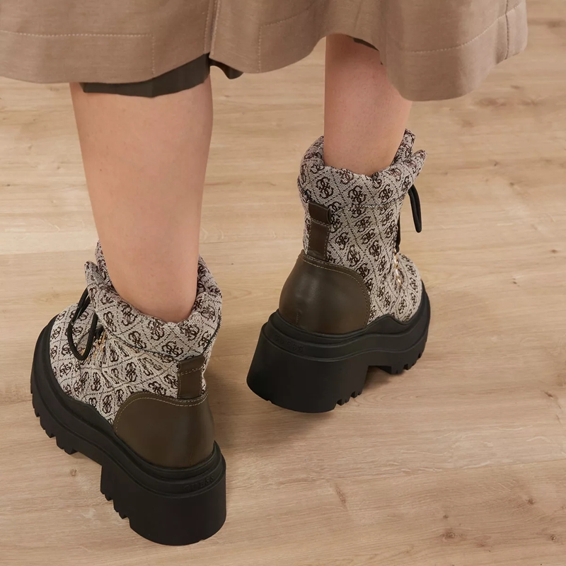 Guess Bottes à lacets Vaney olive(Image 3)