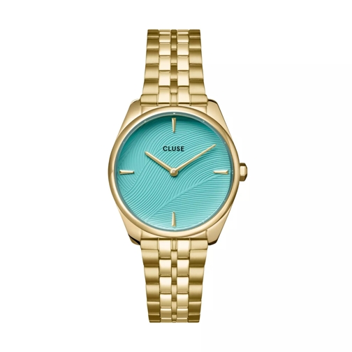 CLUSE Montre à quartz CLUSE Féroce Petite damen Uhr Gold CW11220 Gold farbend