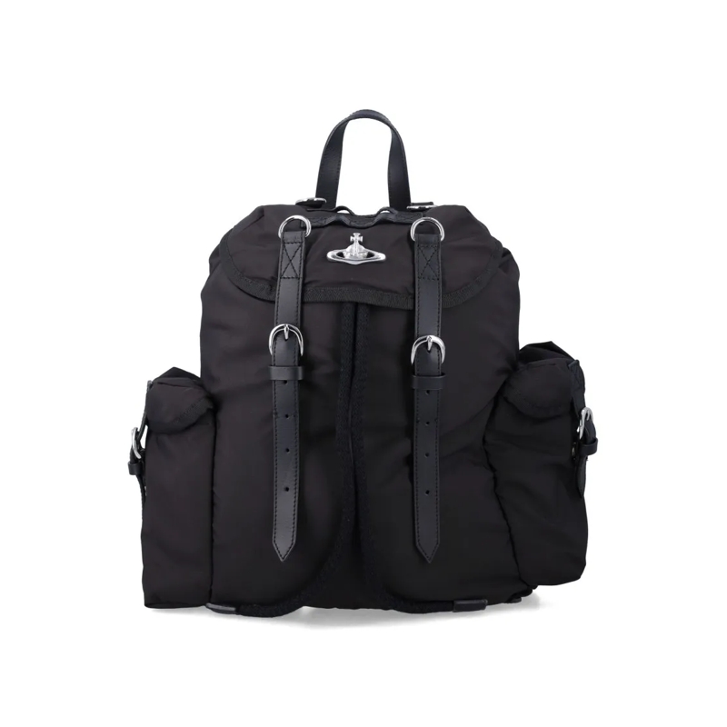 Vivienne Westwood Rucksack Black Highland Backpack With Technical Fabric And  Black