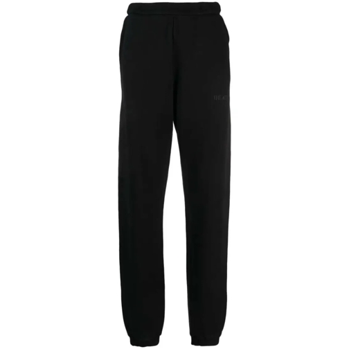 The Attico Jogginghosen Penny Logo-Embossed Cotton Track Pants Black