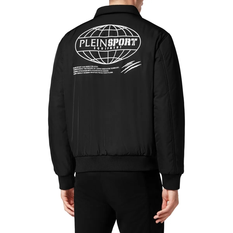 Plein Sport Daunenjacke Bomber Global Express Edition schwarz(Image 2)